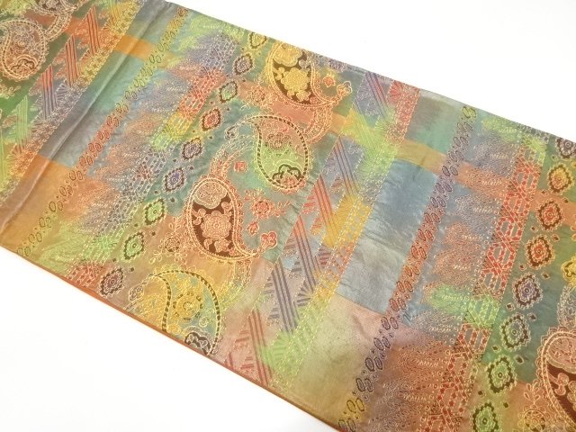 JAPANESE KIMONO / HANASARA KIMONO FOR SUMMER PATTERN WOVEN / HORIZONTA